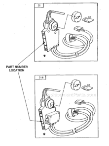Page B Diagram and Parts List for 748203  Briggs and Stratton Engine